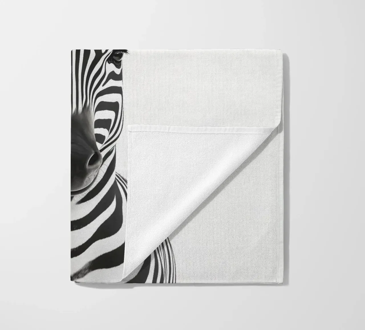 Toni simpatica zebra telo mare da Carinaprint