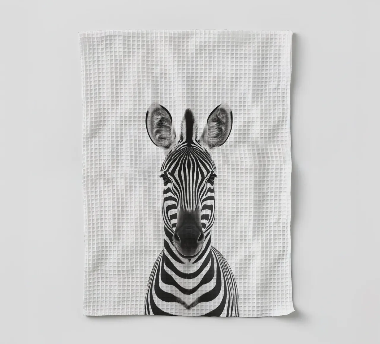 Toni simpatica zebra canovaccio da cucina da Carinaprint