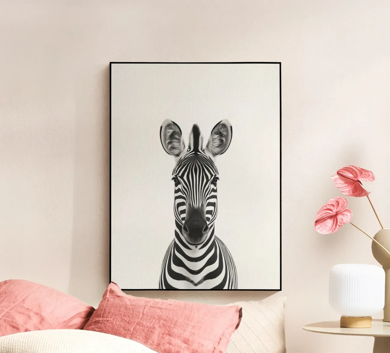 Toni simpatica zebra plexiglass da Carinaprint