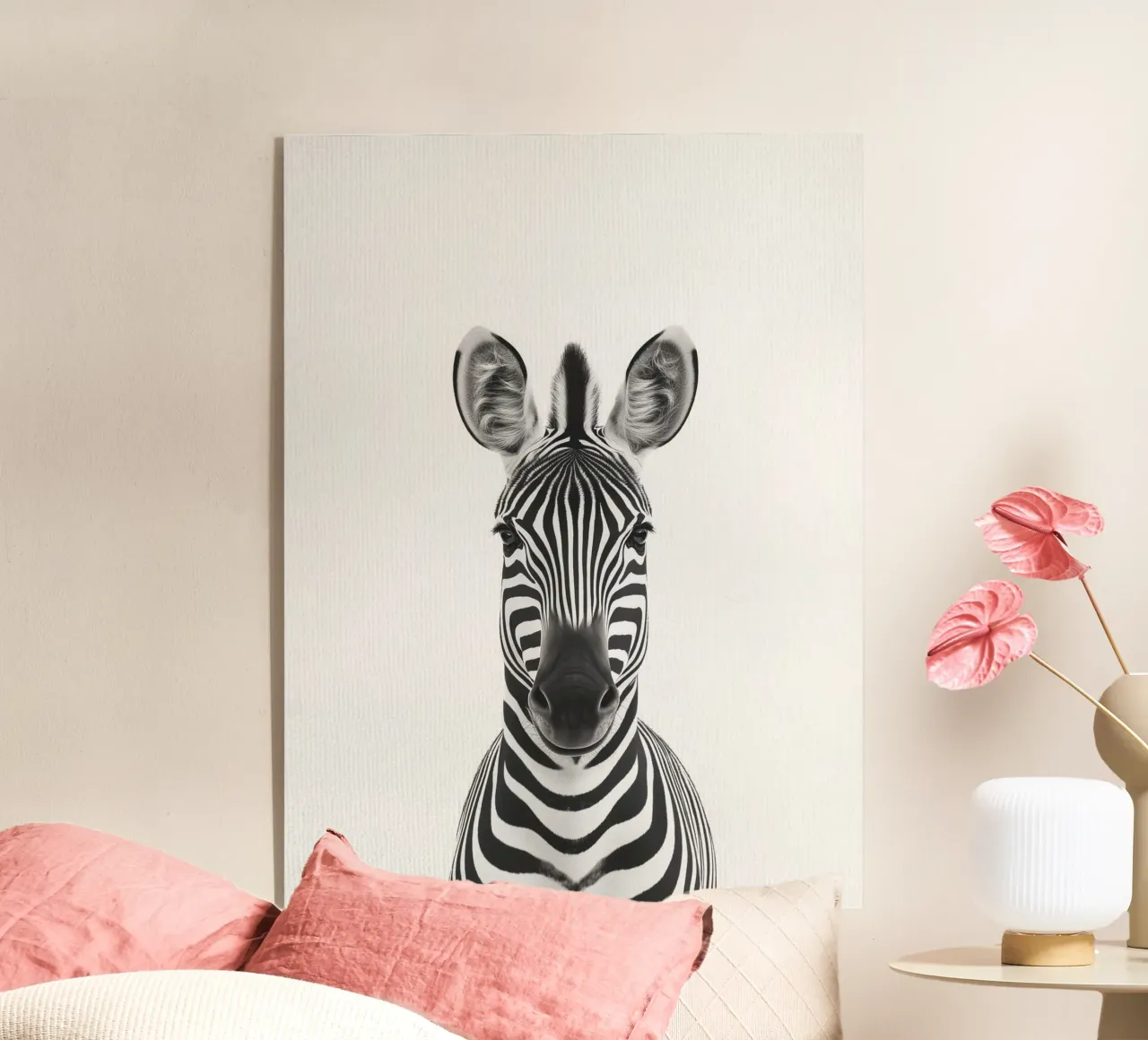 Toni simpatica zebra plexiglass da Carinaprint