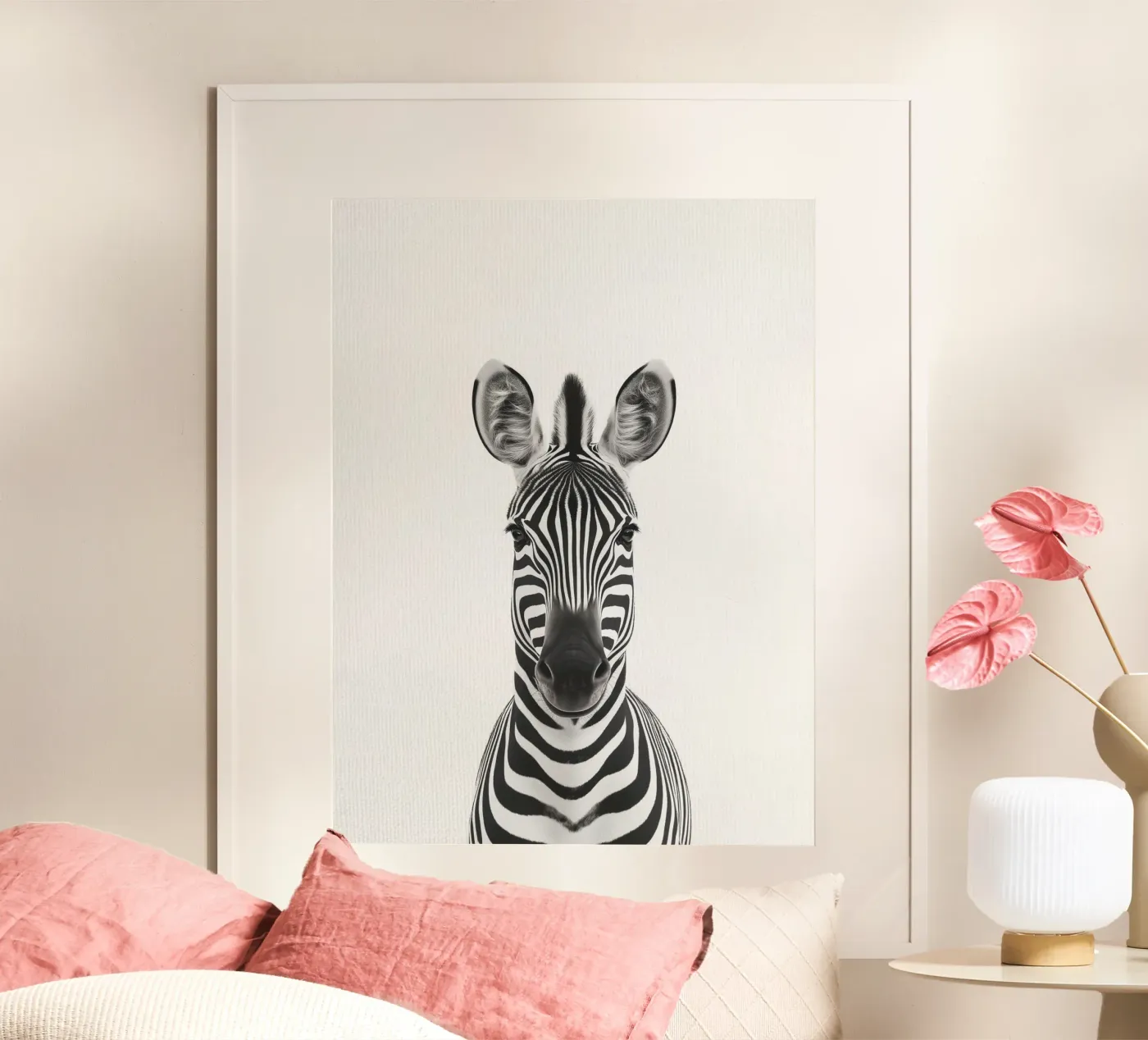 Toni simpatica zebra poster da Carinaprint