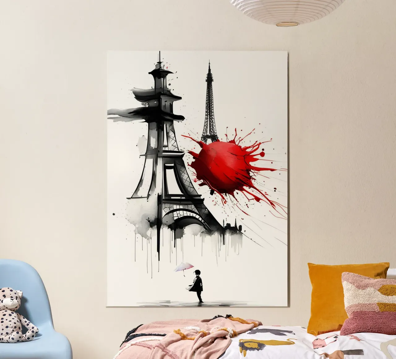 Ispirato da Banksy poster da Art Digital Visuel