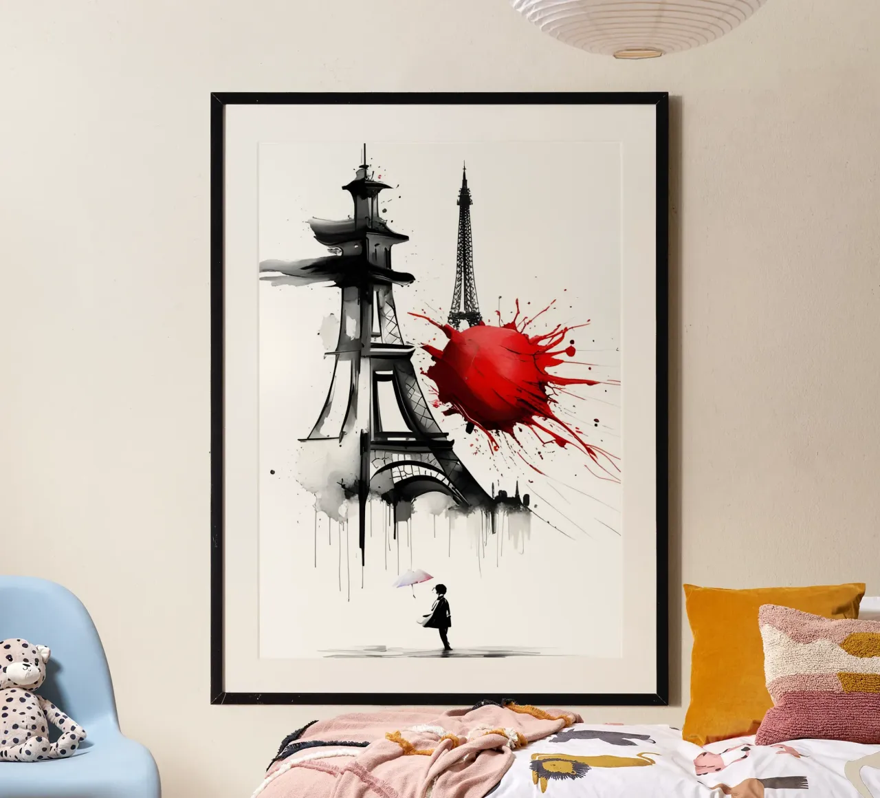 Ispirato da Banksy poster da Art Digital Visuel