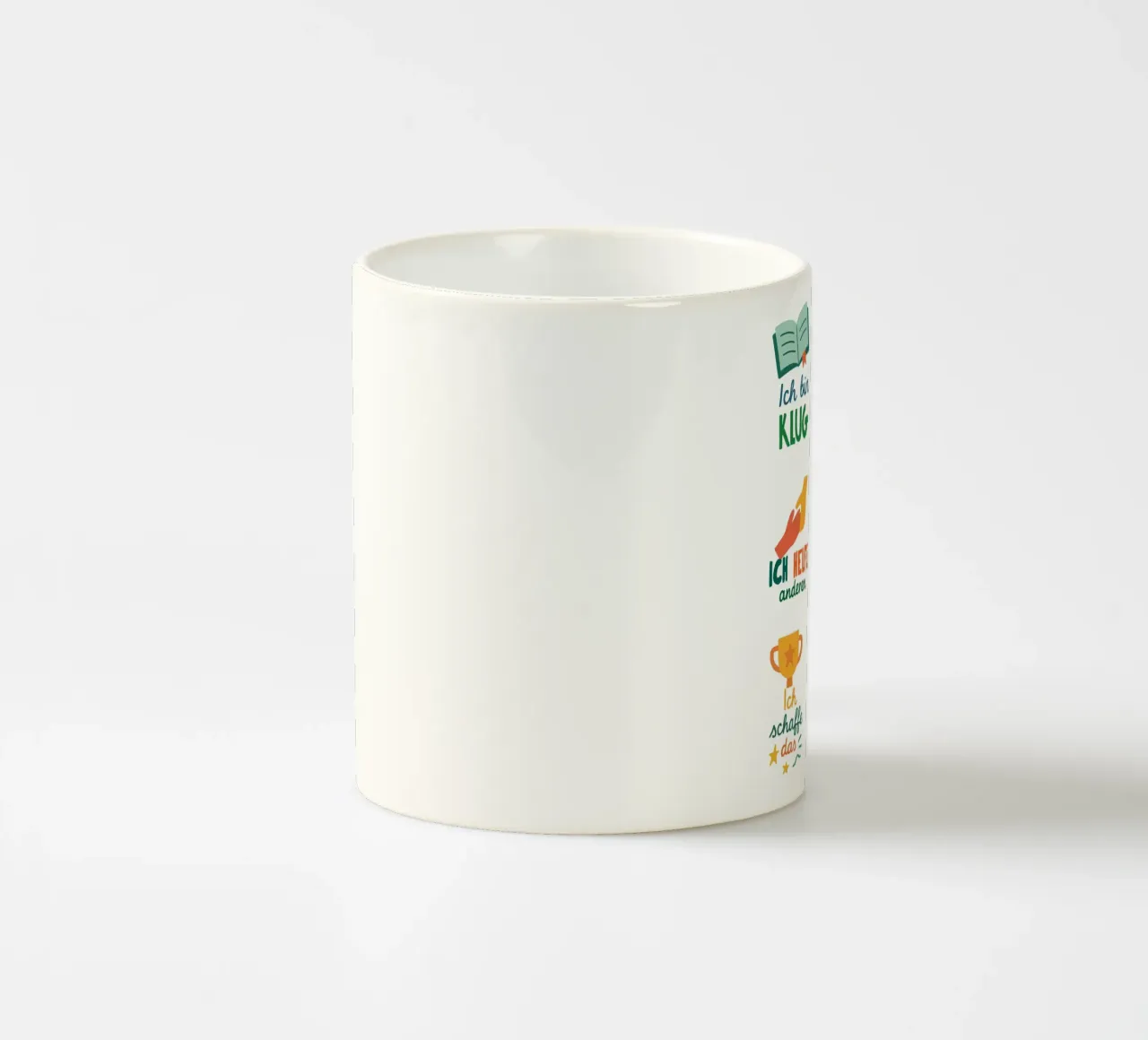 Ich bin stark & mutig - Affirmationen Poster tazza in ceramica da KidzStudio