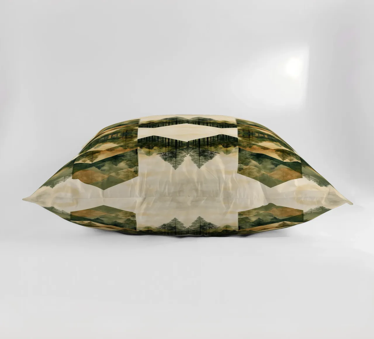 Green Emerge - Tiled cuscino da The Quiet Senju