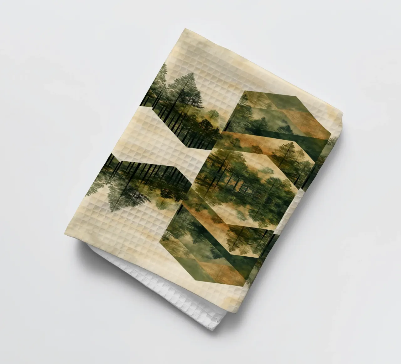 Green Emerge - Tiled canovaccio da cucina da The Quiet Senju