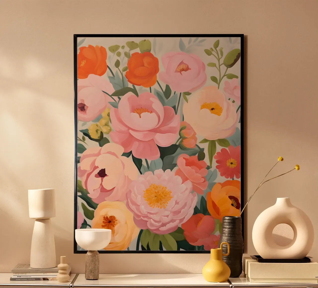 Giardino di primavera in fiore - Vibran carta hahnemühle da KidzStudio