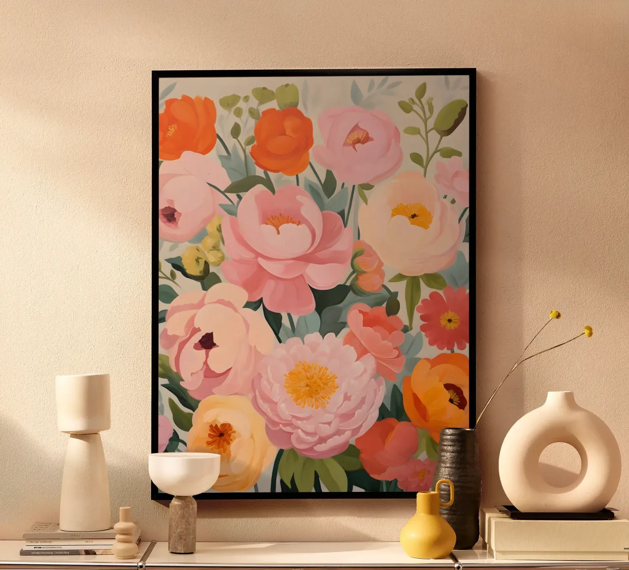Giardino di primavera in fiore - Vibran carta hahnemühle da KidzStudio