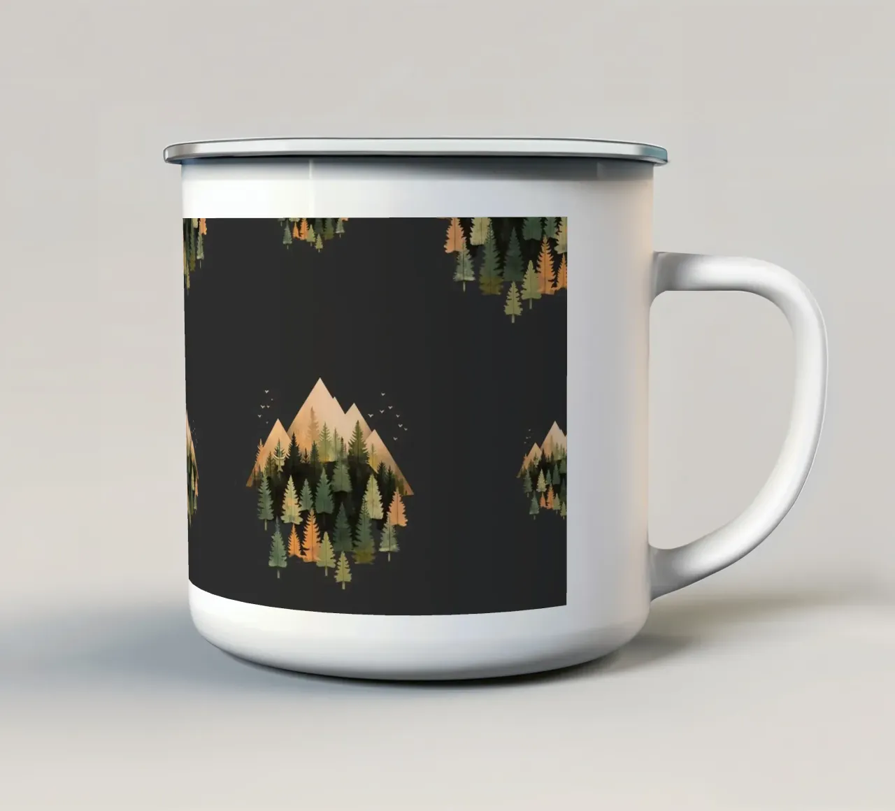 Green emerge 2 - monogram tazza in smalto da The Quiet Senju