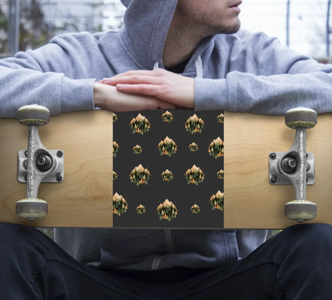 Green emerge 2 - monogram Sticker von The Quiet Senju