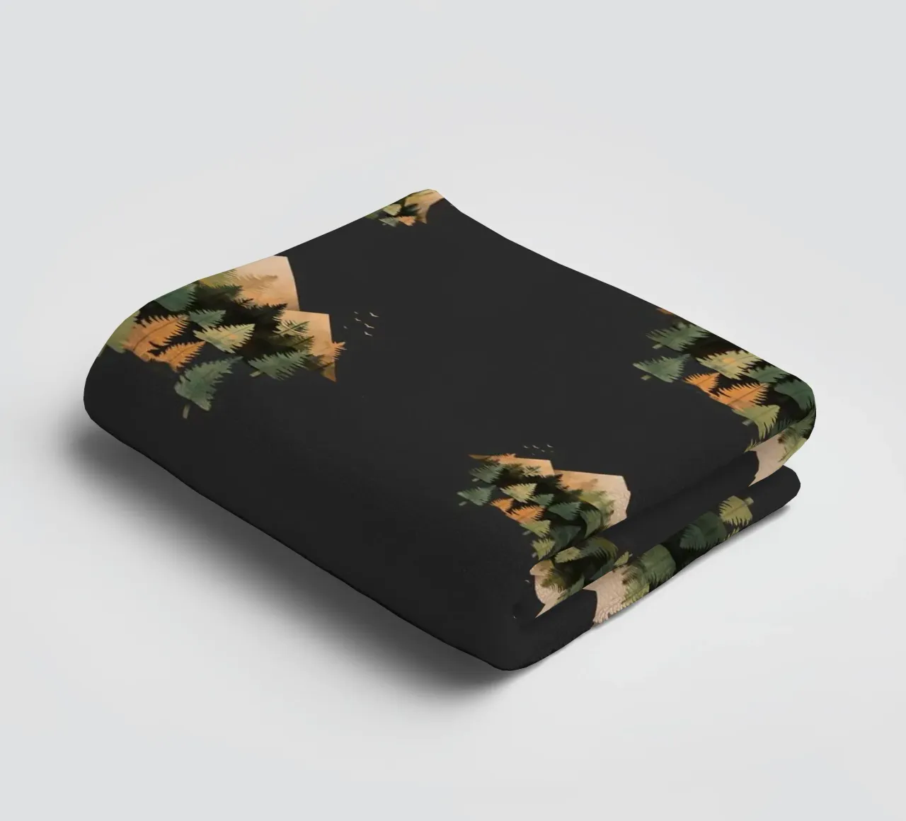Green emerge 2 - monogram asciugamano da bagno da The Quiet Senju