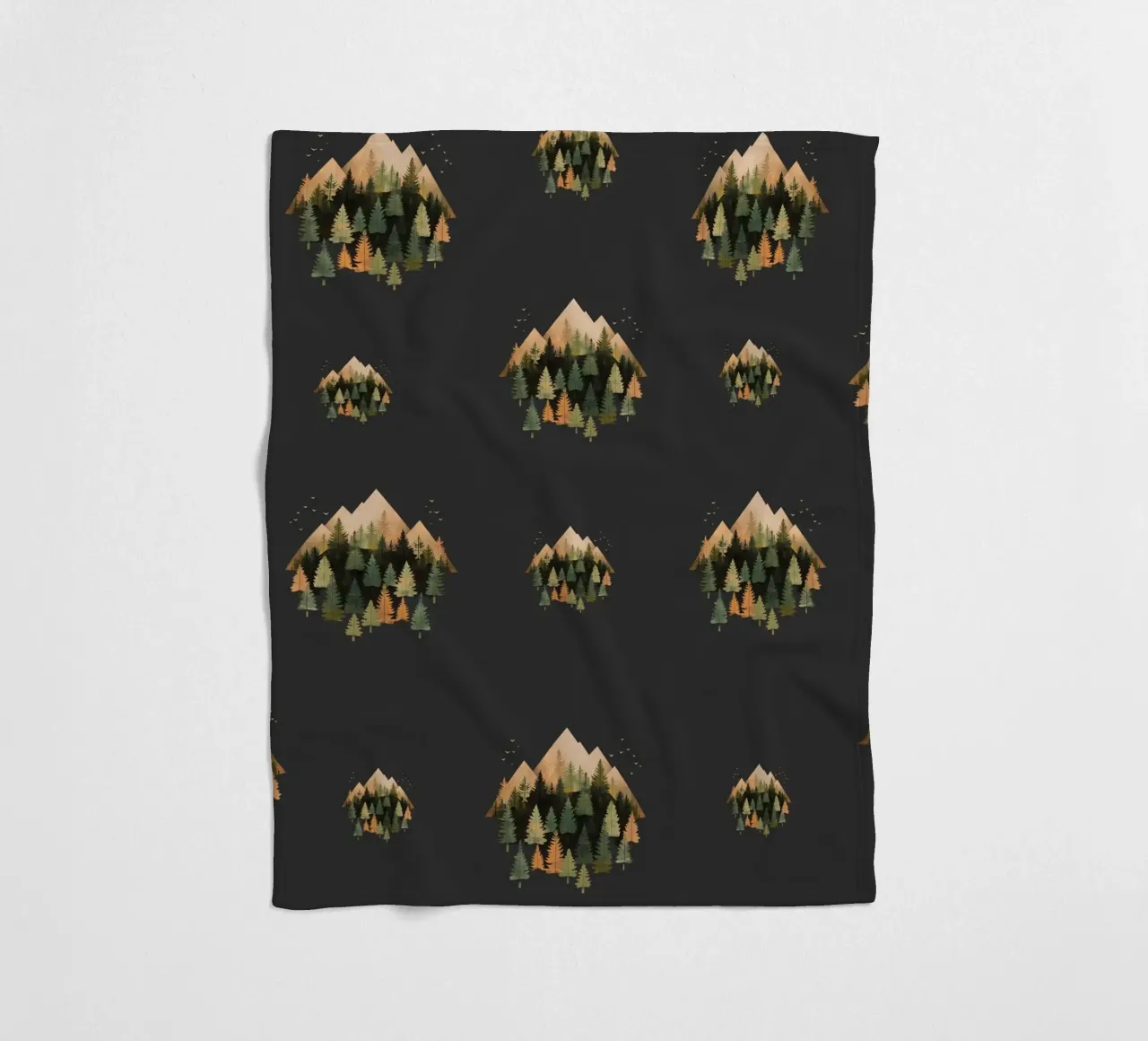 Green emerge 2 - monogram coperta in pile da The Quiet Senju