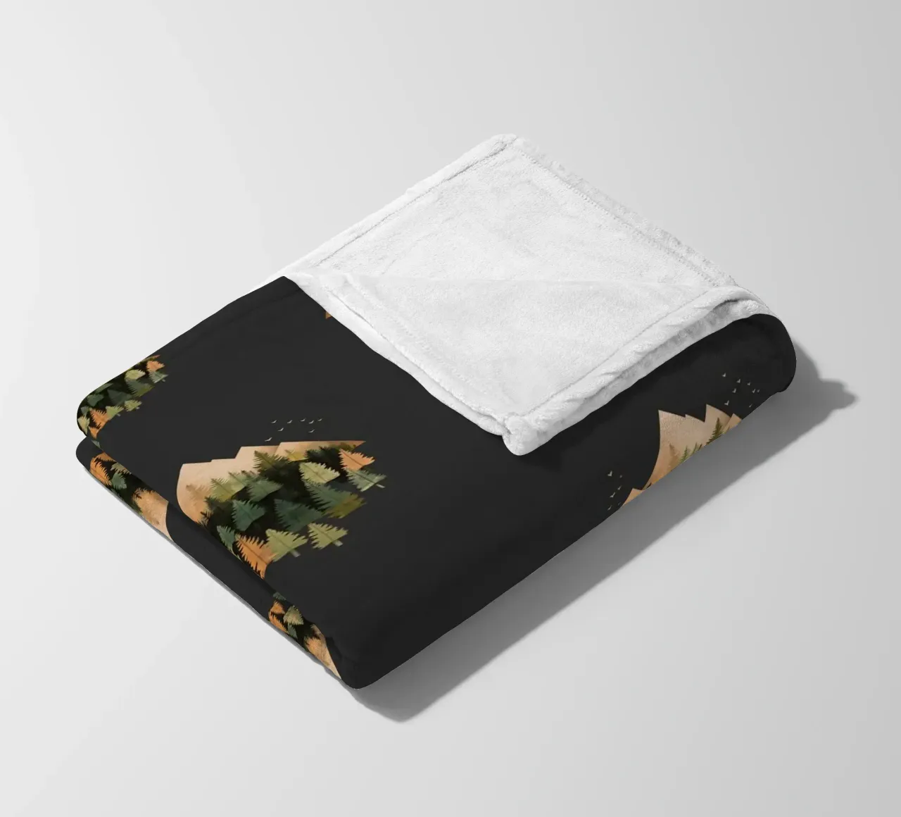 Green emerge 2 - monogram coperta in pile da The Quiet Senju
