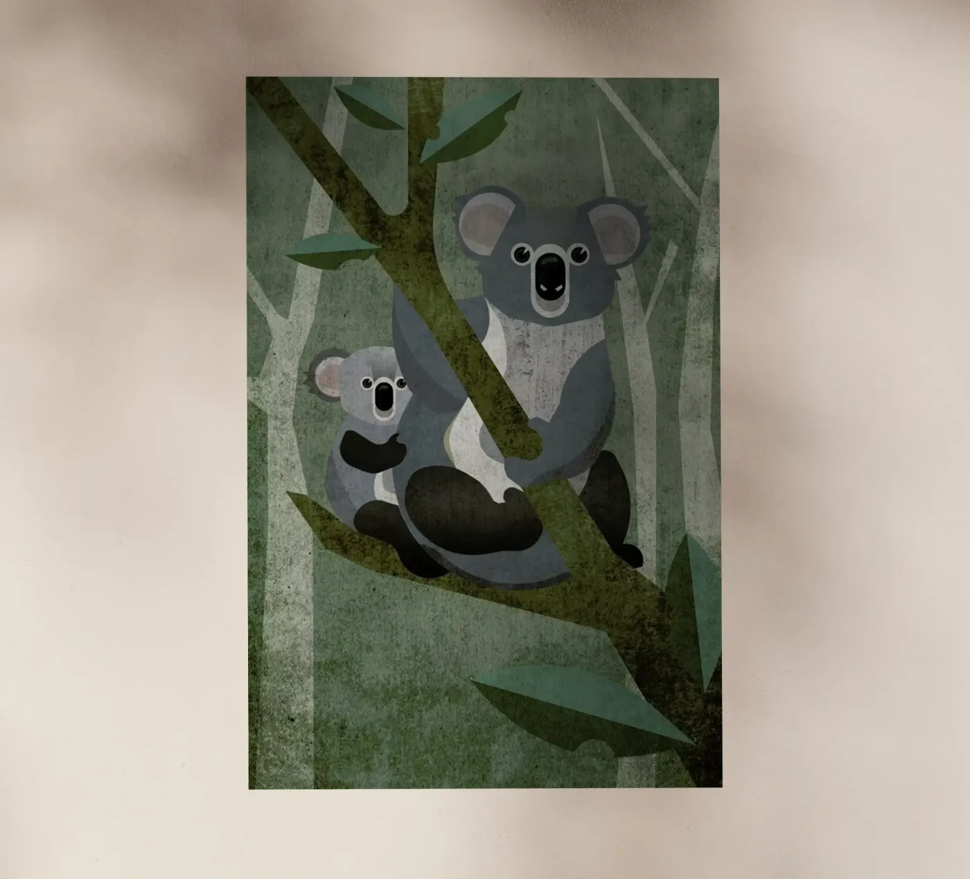 Koala backlit folie van Sabrina Ziegenhorn