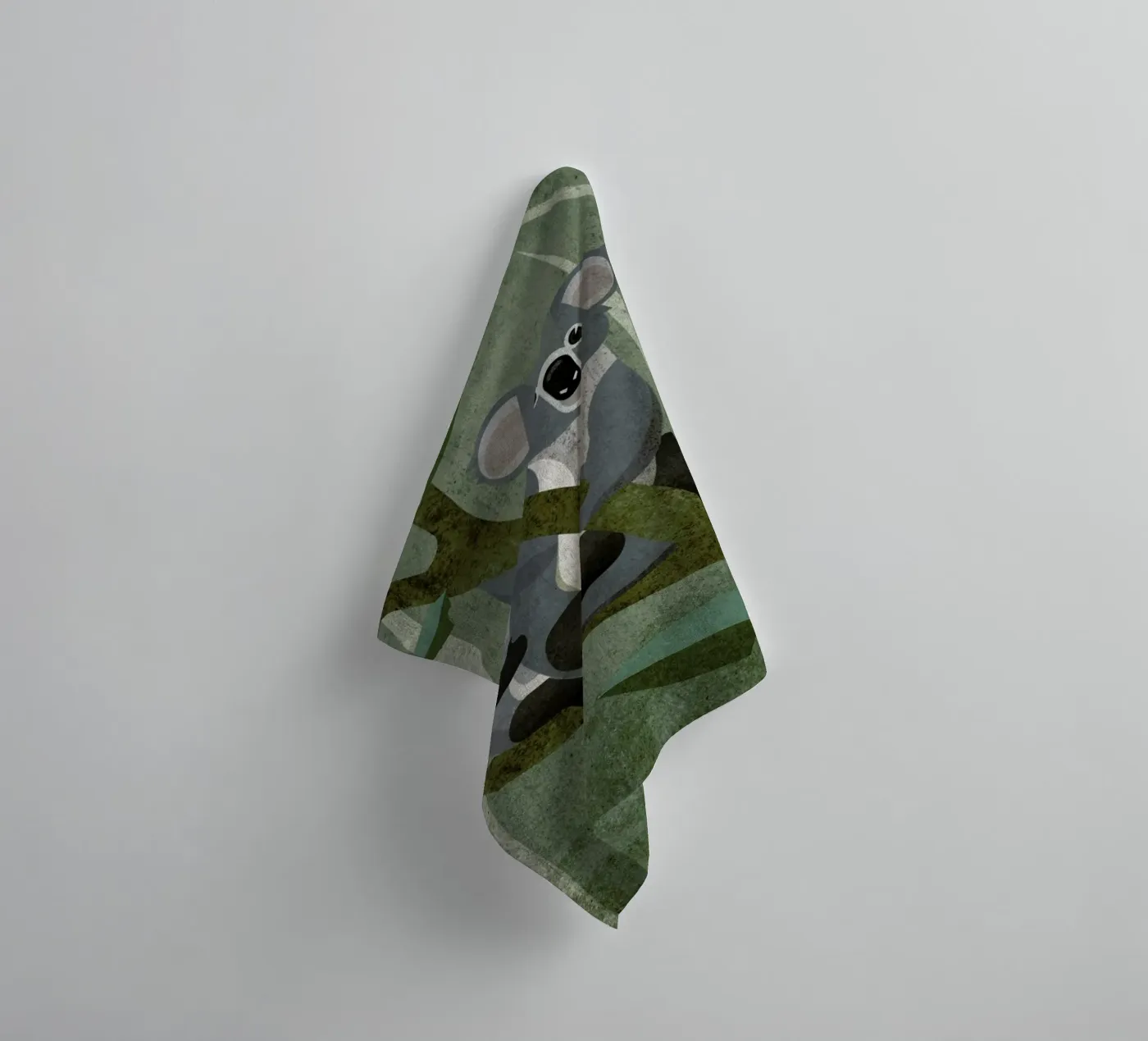 Koala towel by Sabrina Ziegenhorn