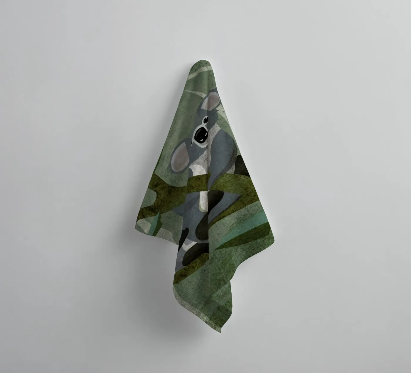 Koala towel by Sabrina Ziegenhorn