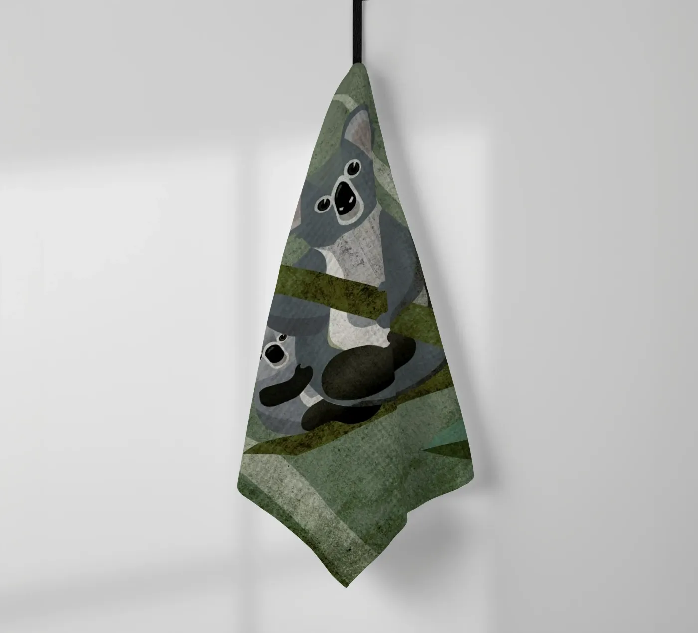 Koala tea towel by Sabrina Ziegenhorn
