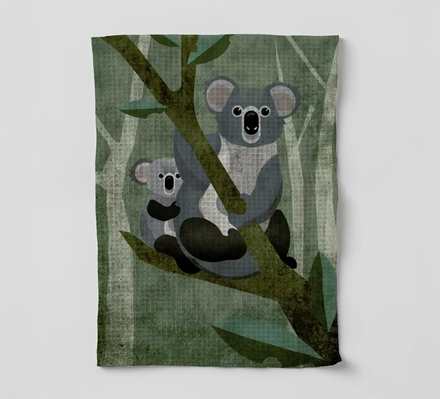 Koala tea towel by Sabrina Ziegenhorn