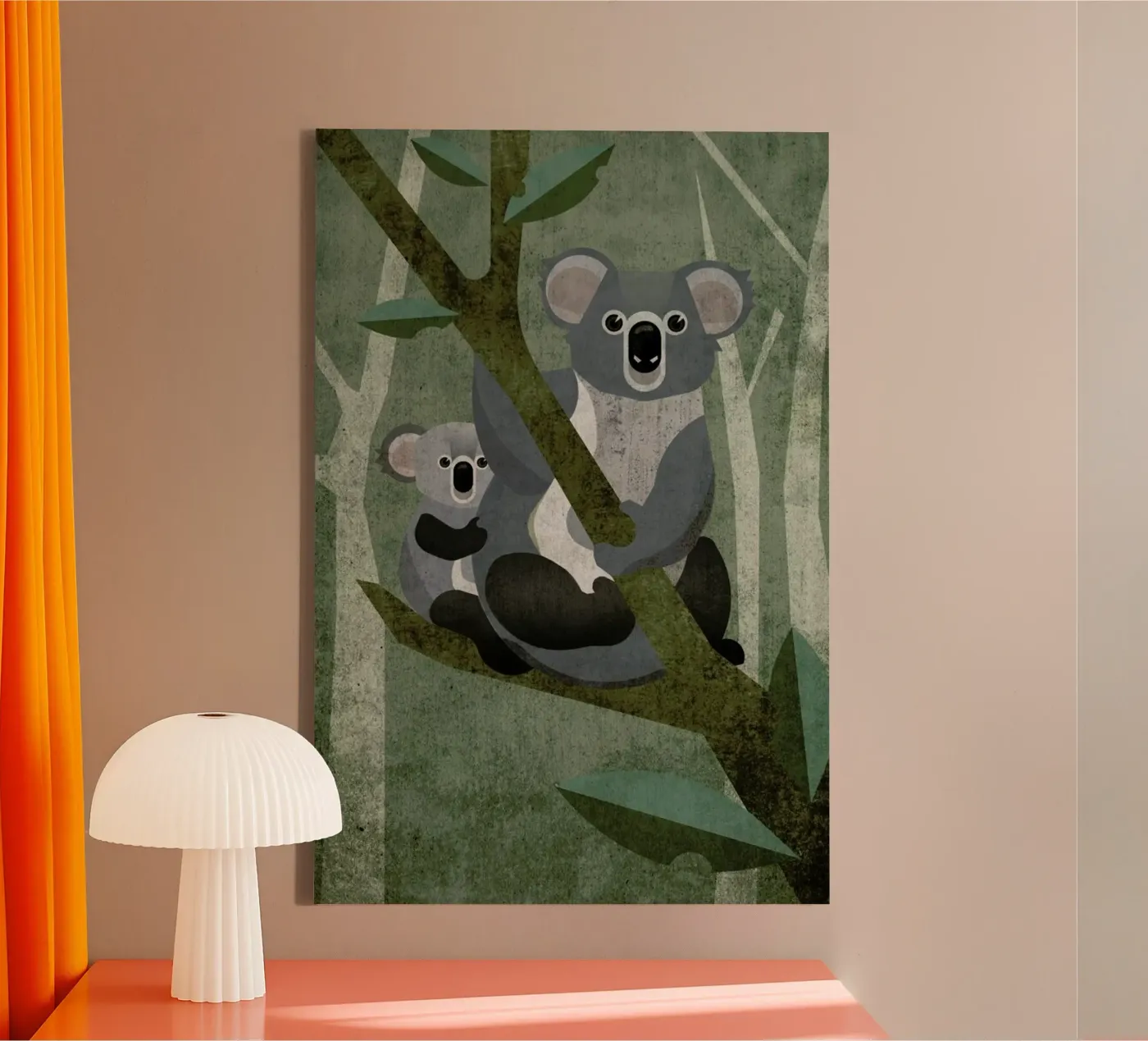 Koala canvas by Sabrina Ziegenhorn