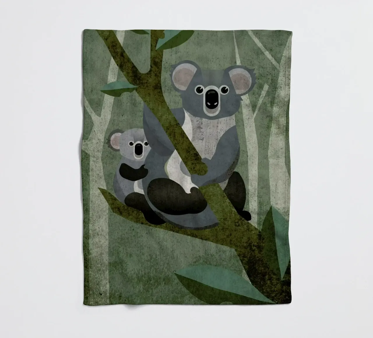 Koala Fleecedecke von Sabrina Ziegenhorn