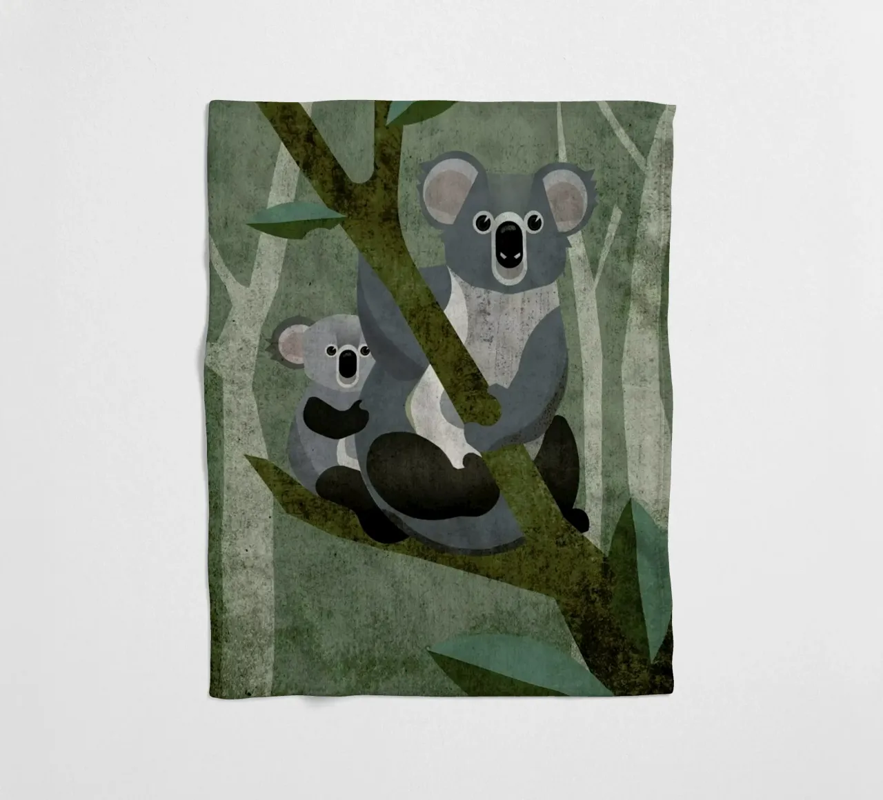 Koala Fleecedecke von Sabrina Ziegenhorn