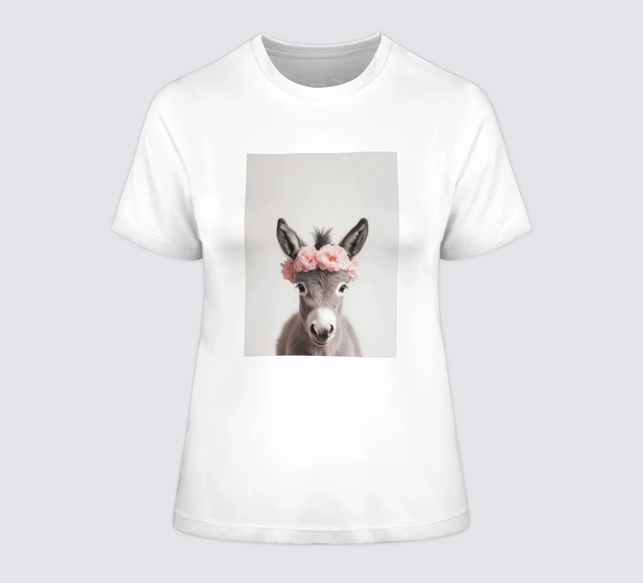 Lilo Niedliches Esel Mädchen Frauen T-Shirt von Carinaprint