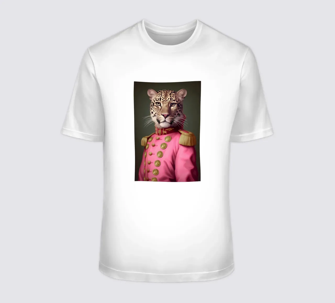 Pittura rosa leopardo t-shirt da Carinaprint