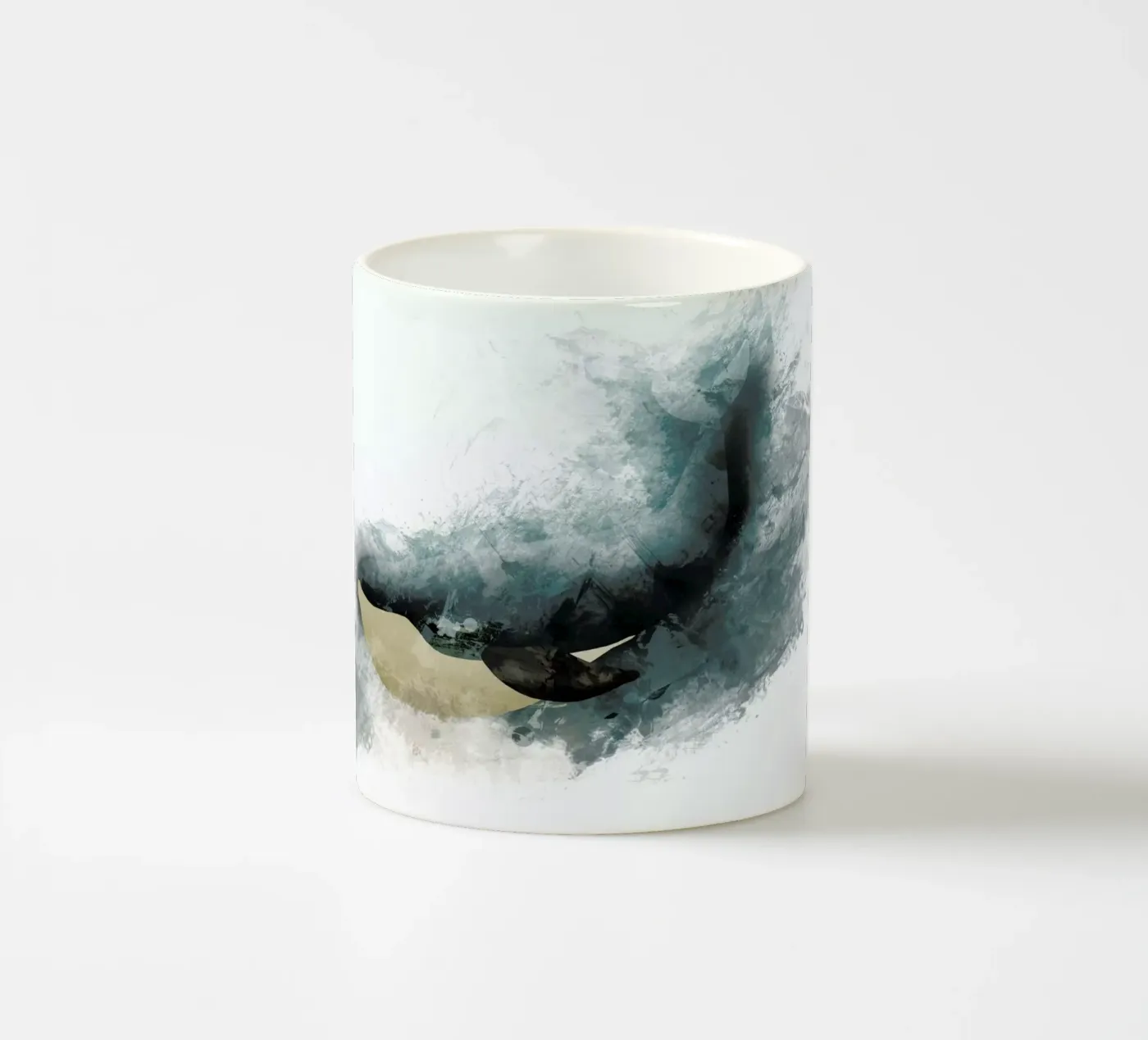 Wal keramische mok van Sabrina Ziegenhorn