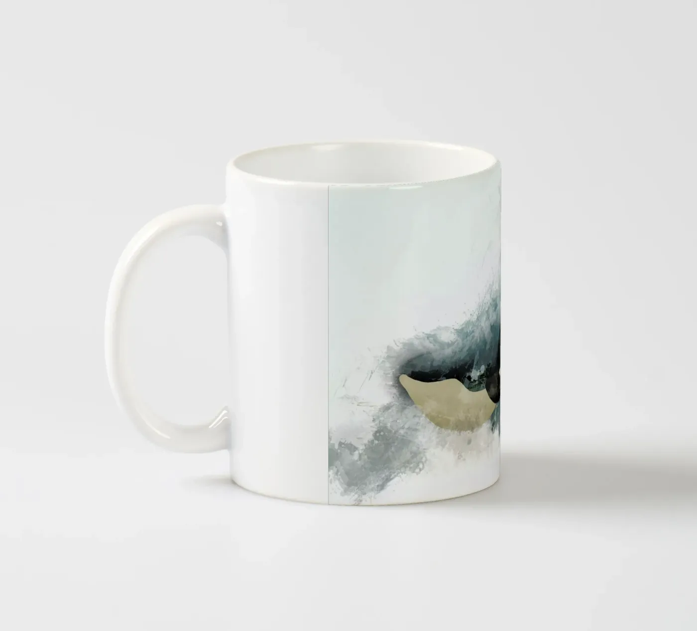 Wal ceramic mug by Sabrina Ziegenhorn