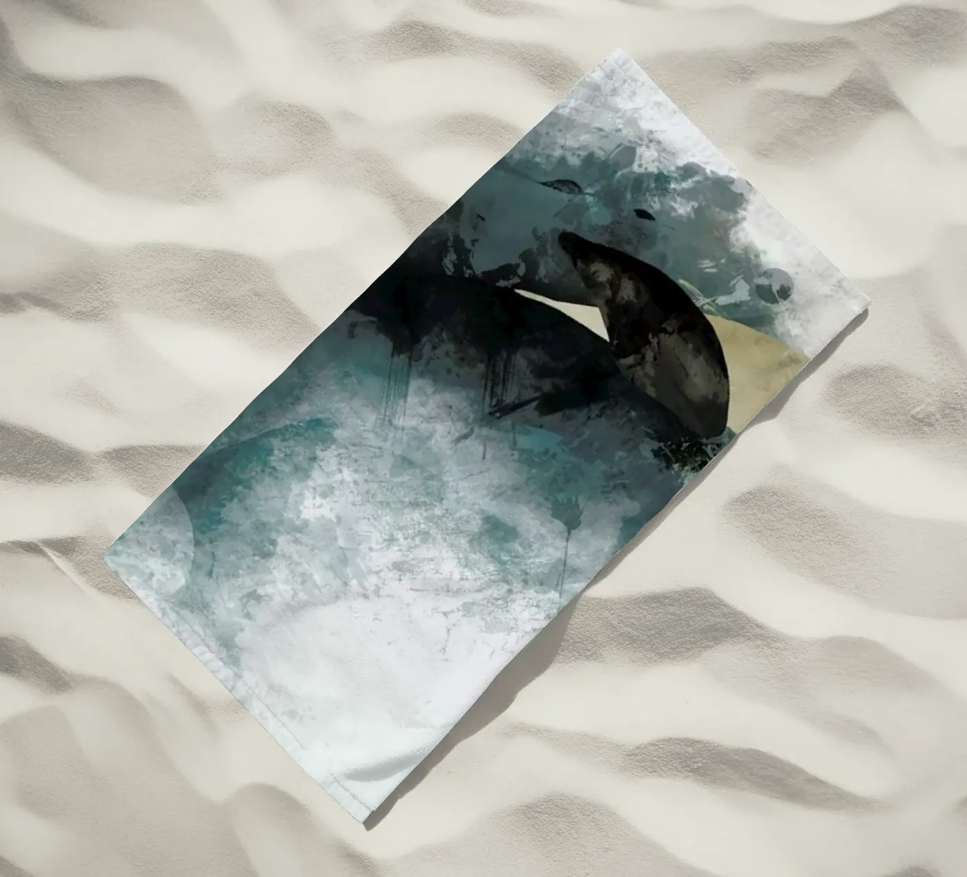 Wal strandhanddoek van Sabrina Ziegenhorn