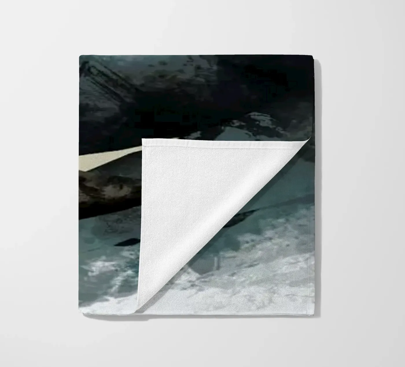 Wal strandhanddoek van Sabrina Ziegenhorn