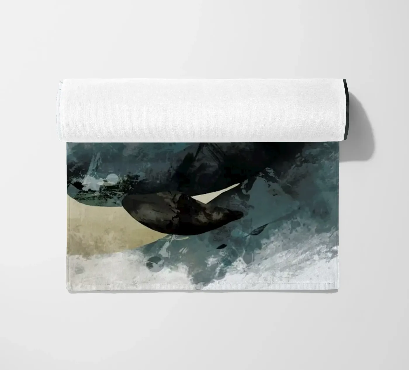 Wal strandhanddoek van Sabrina Ziegenhorn