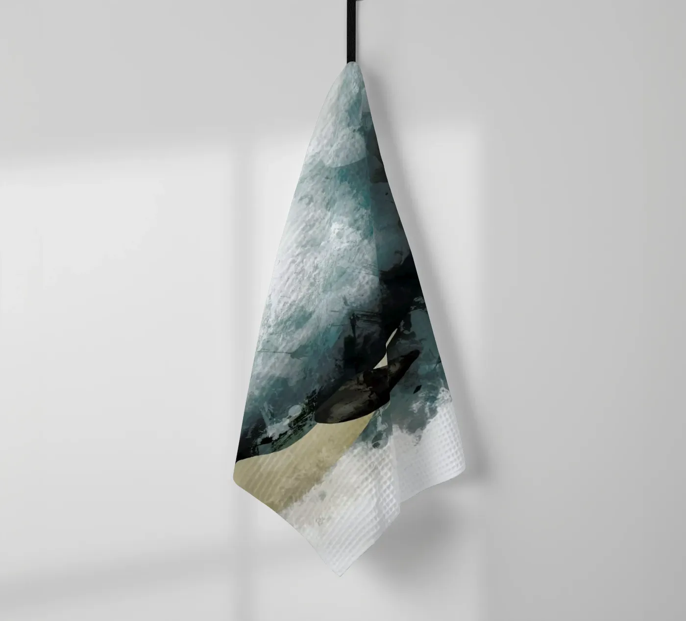 Wal Geschirrtuch von Sabrina Ziegenhorn