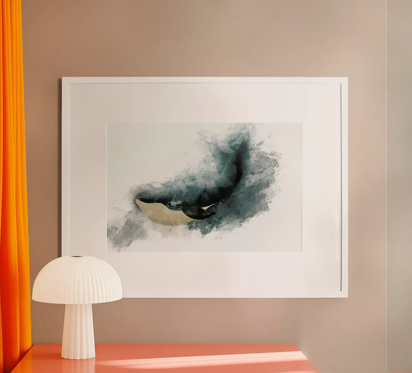 Wal Poster von Sabrina Ziegenhorn