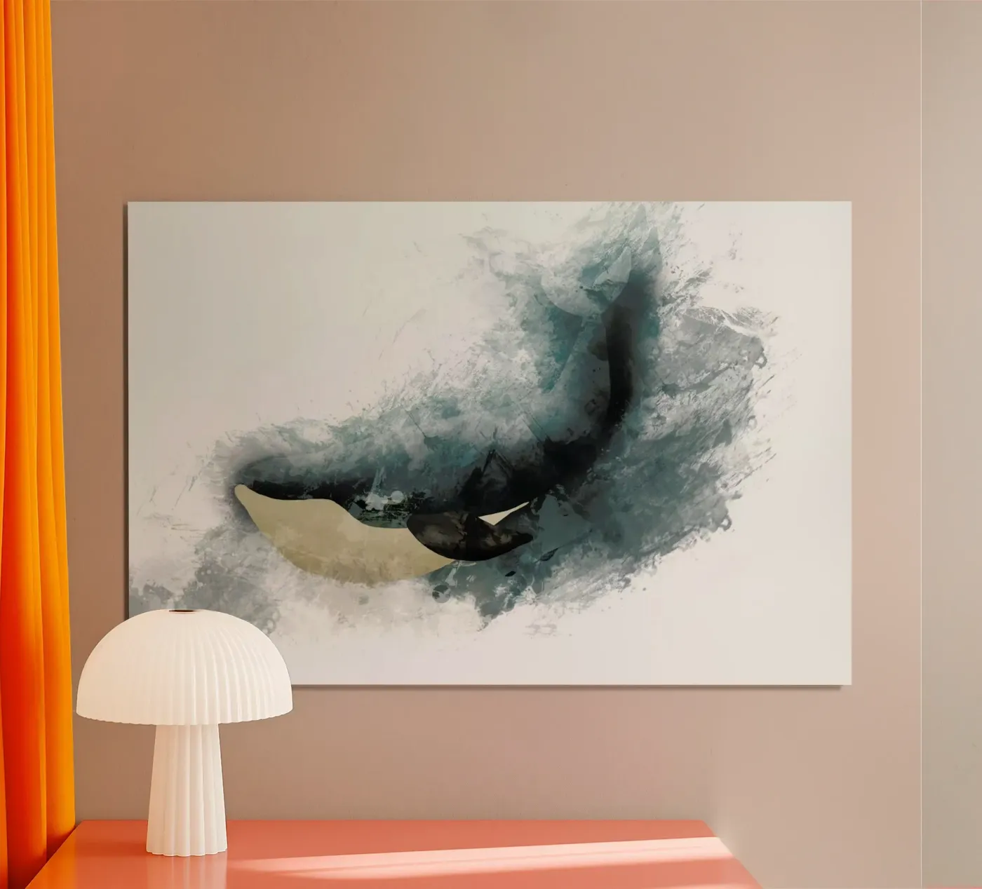 Wal Poster von Sabrina Ziegenhorn