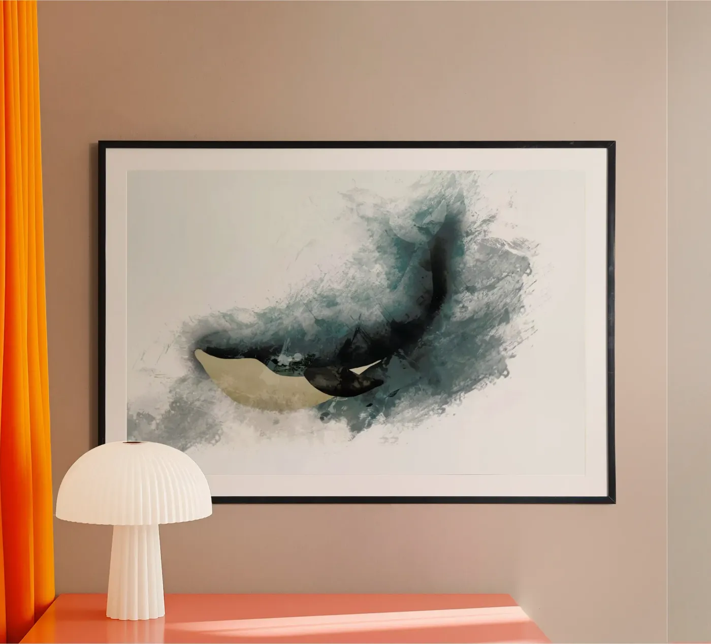 Wal Poster von Sabrina Ziegenhorn