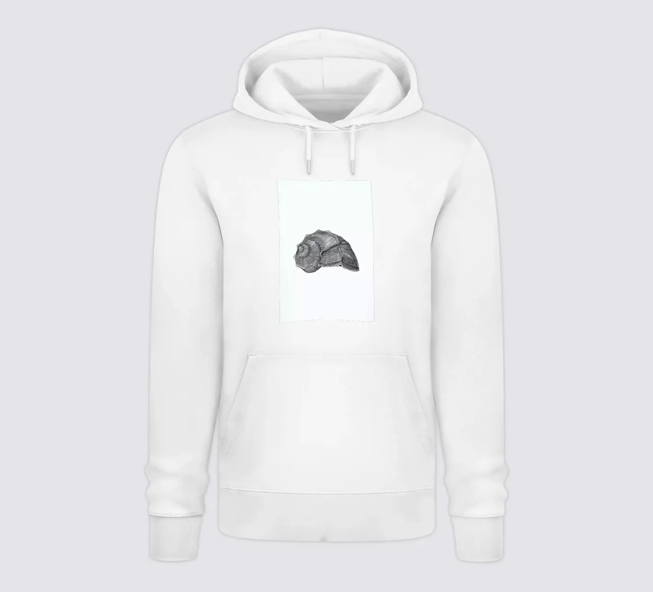 Seashell felpa con cappuccio da Pen & Ink