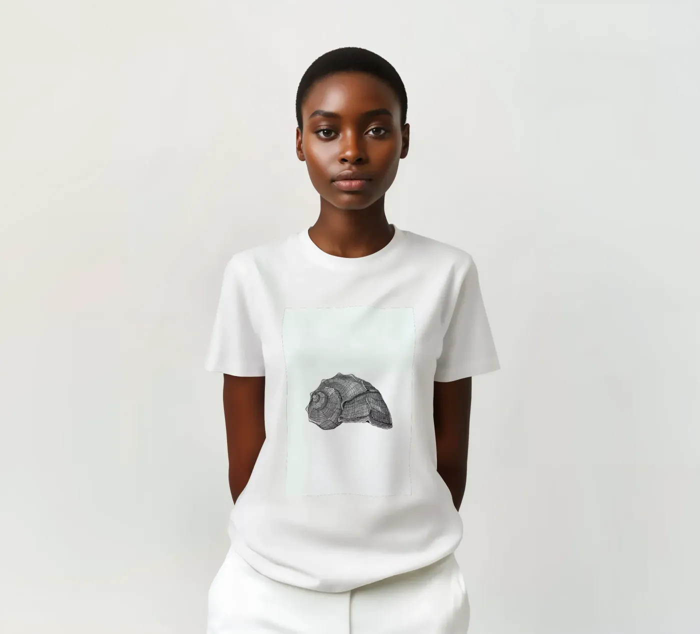 Seashell t-shirt da Pen & Ink
