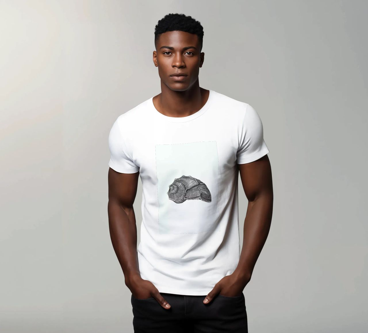 Seashell t-shirt da Pen & Ink