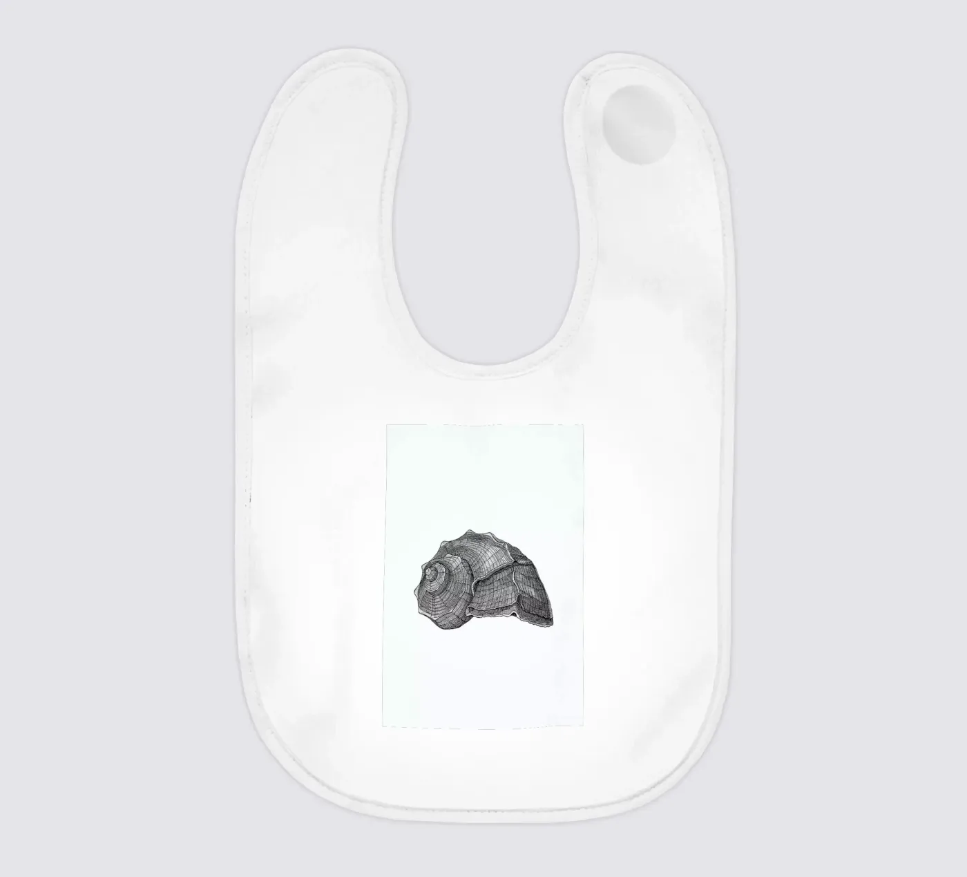 Seashell Babylätzchen von Pen & Ink