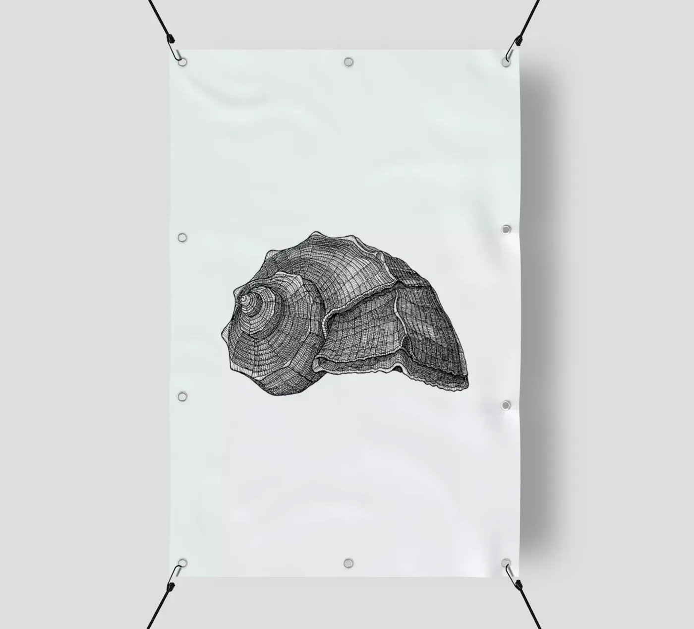 Seashell telo in pvc da Pen & Ink