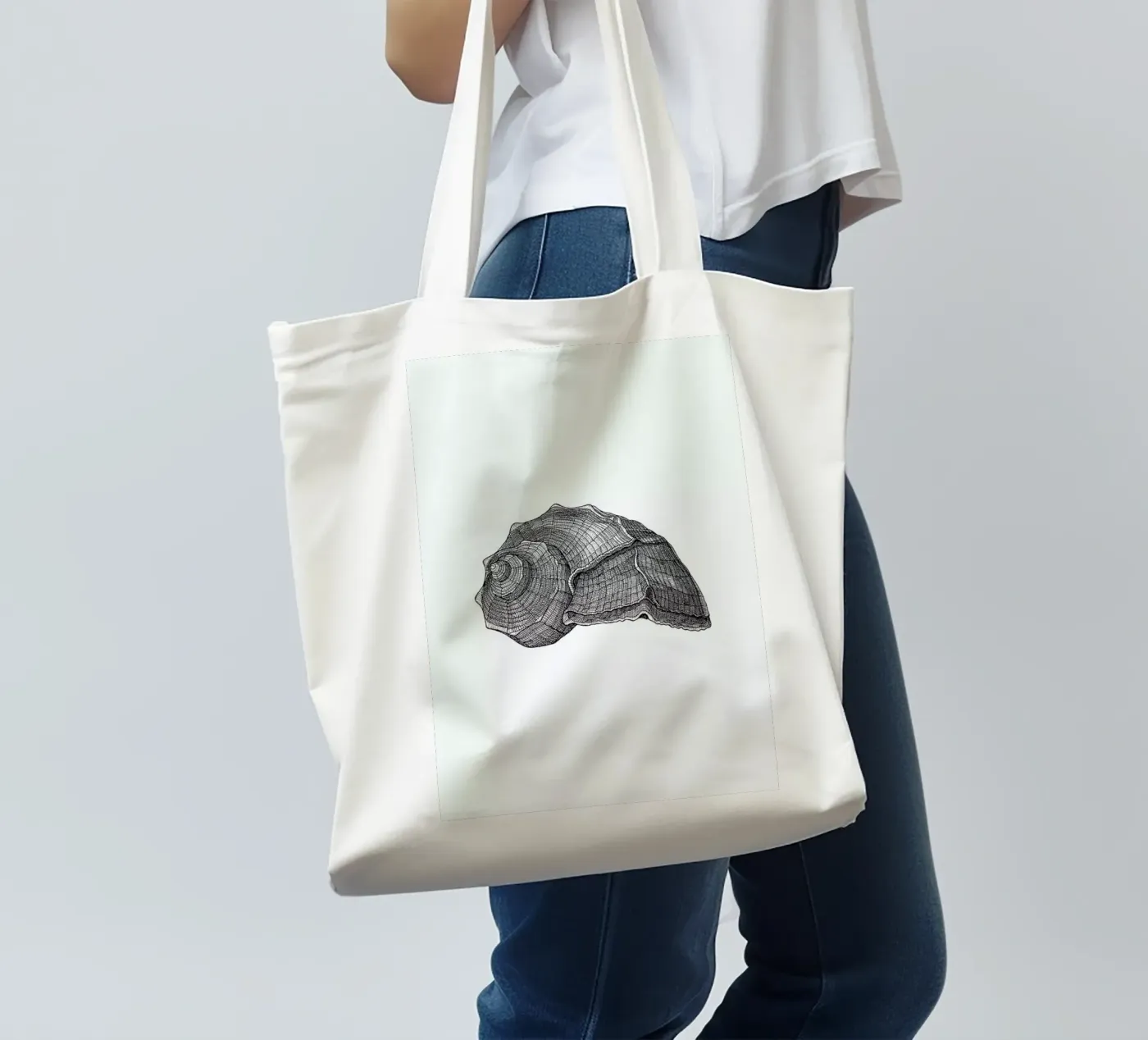 Seashell tote bag by Pen & Ink