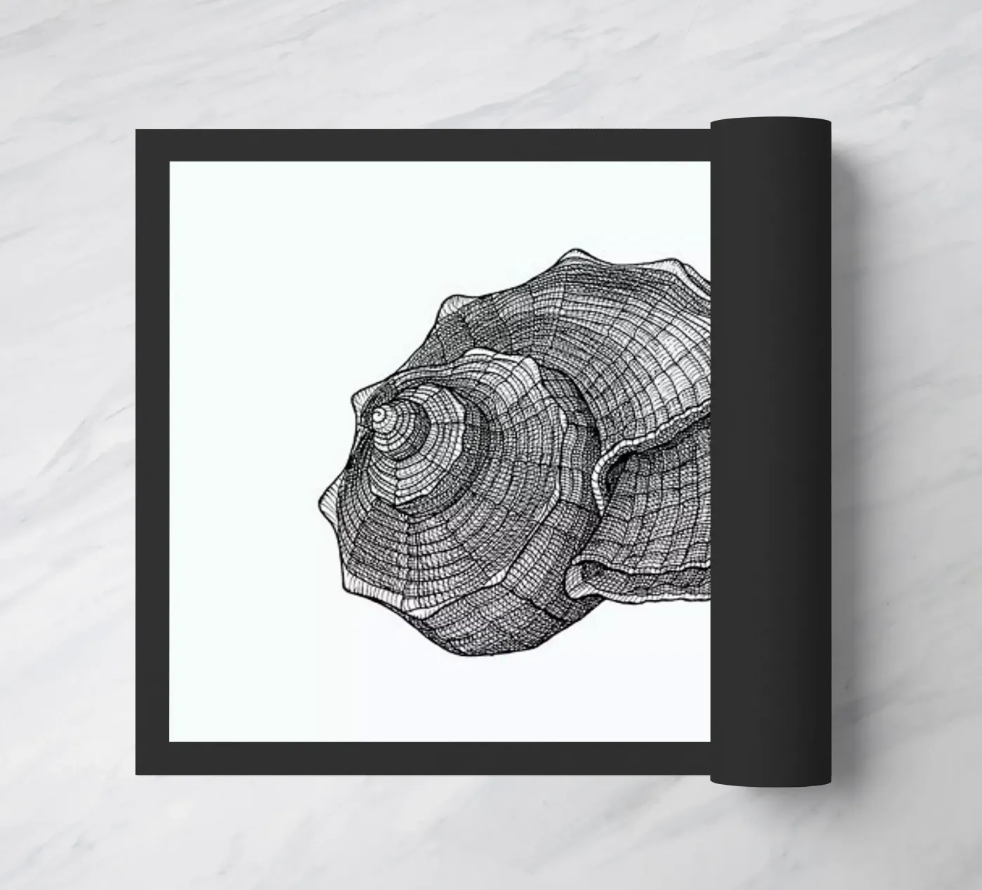 Seashell doormat by Pen & Ink