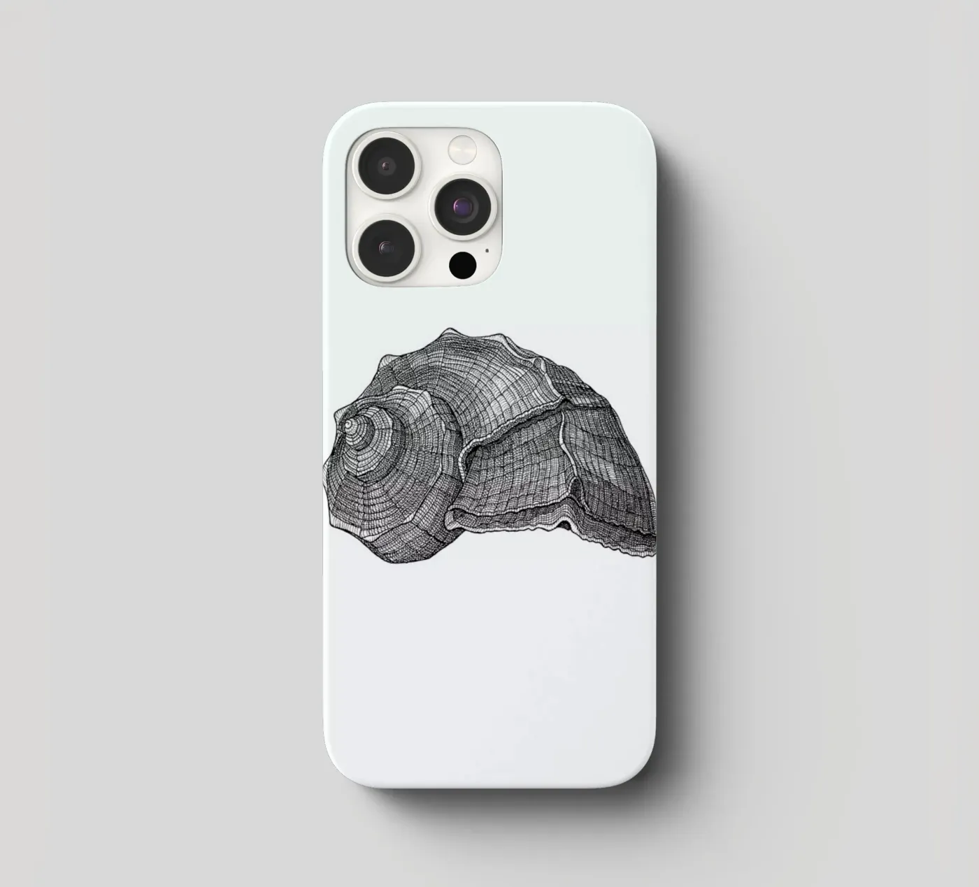 Seashell iphone case by Pen & Ink