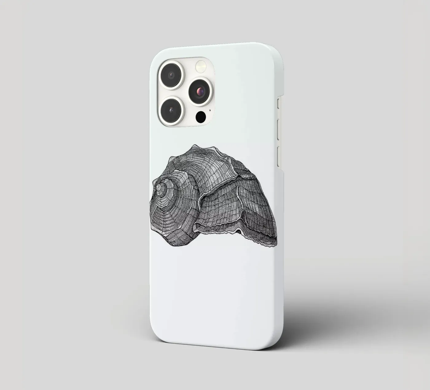 Seashell iphone case by Pen & Ink
