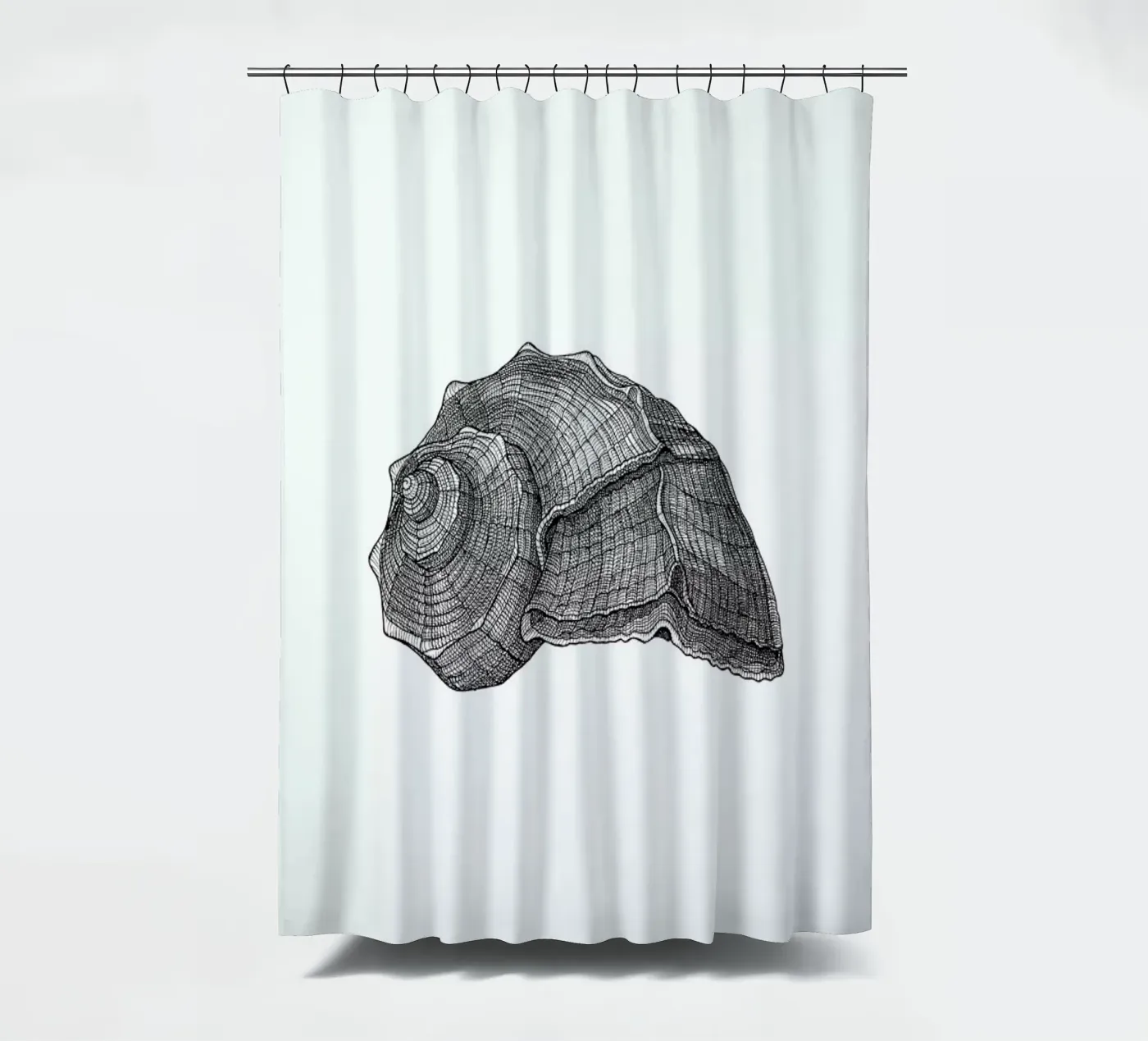 Seashell Duschvorhang von Pen & Ink