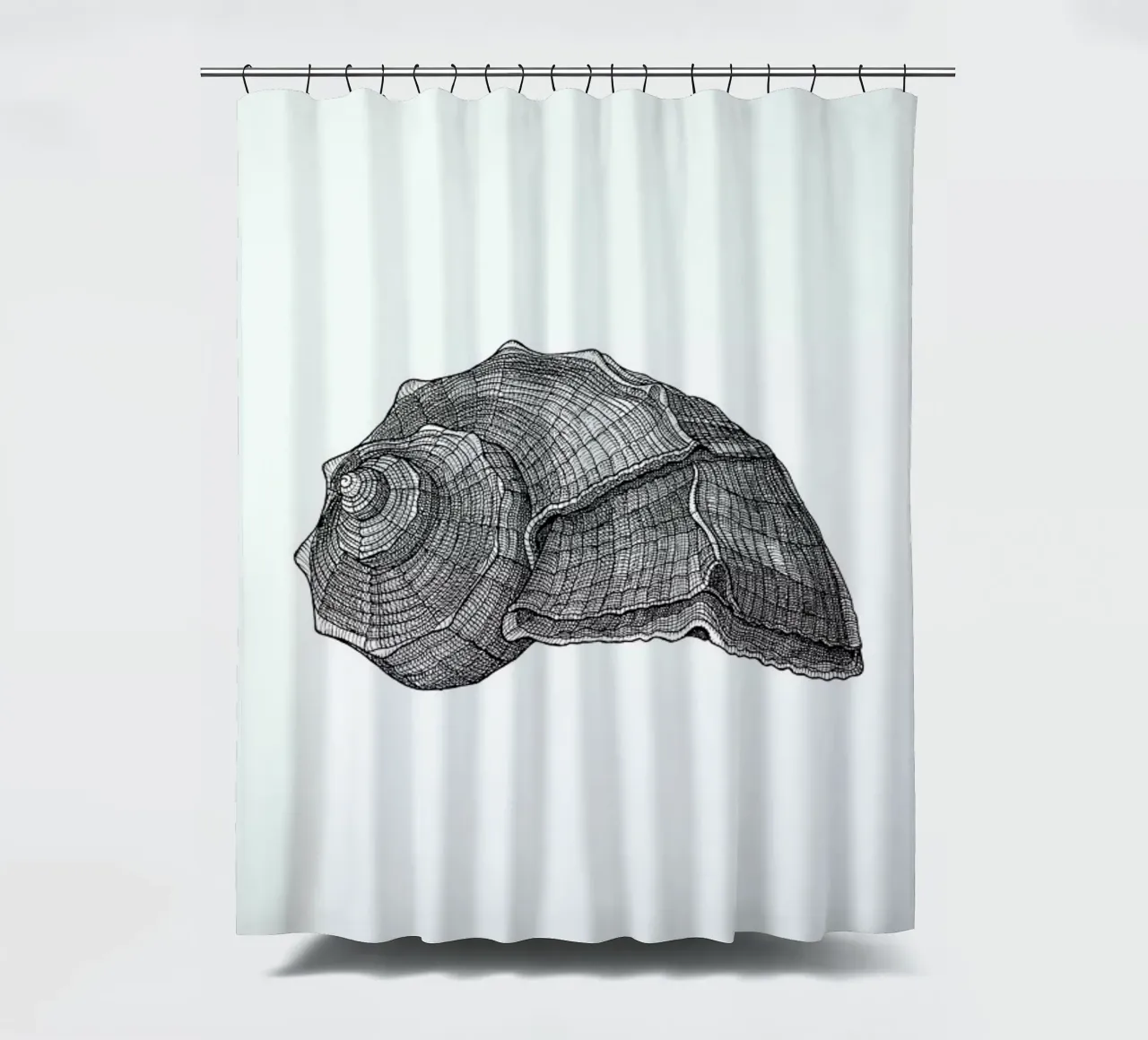 Seashell tenda da doccia da Pen & Ink