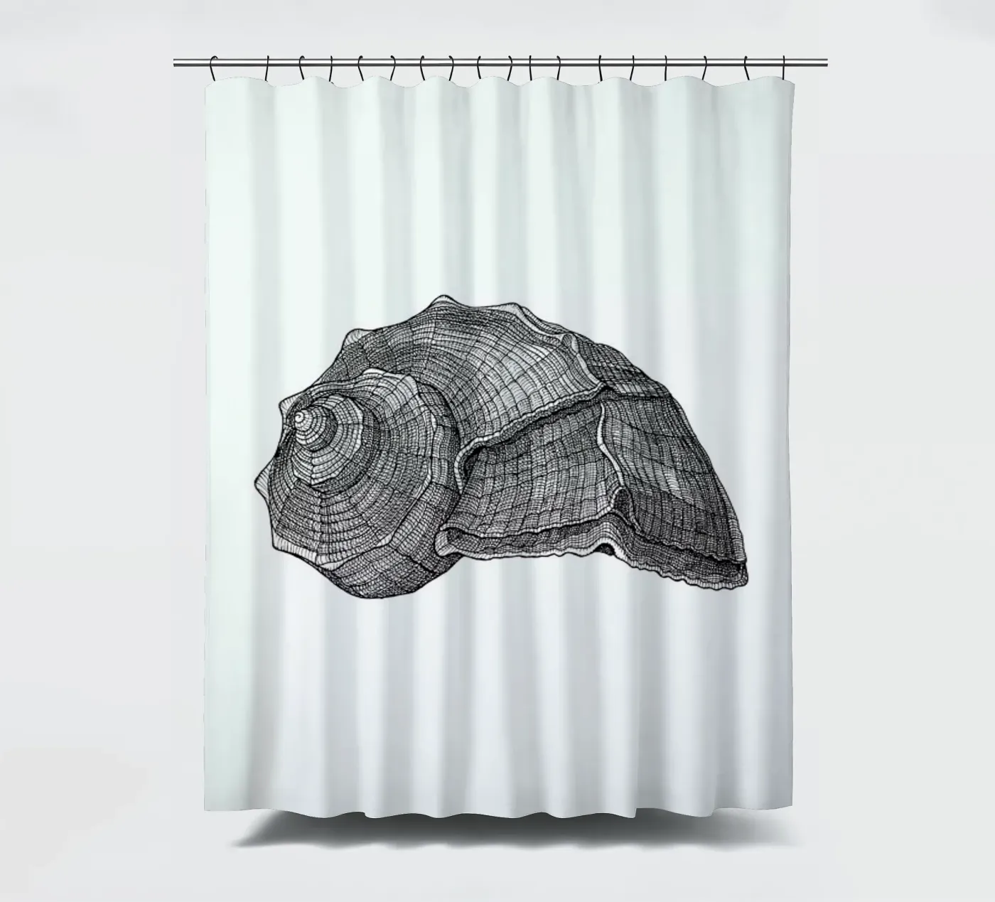 Seashell Duschvorhang von Pen & Ink