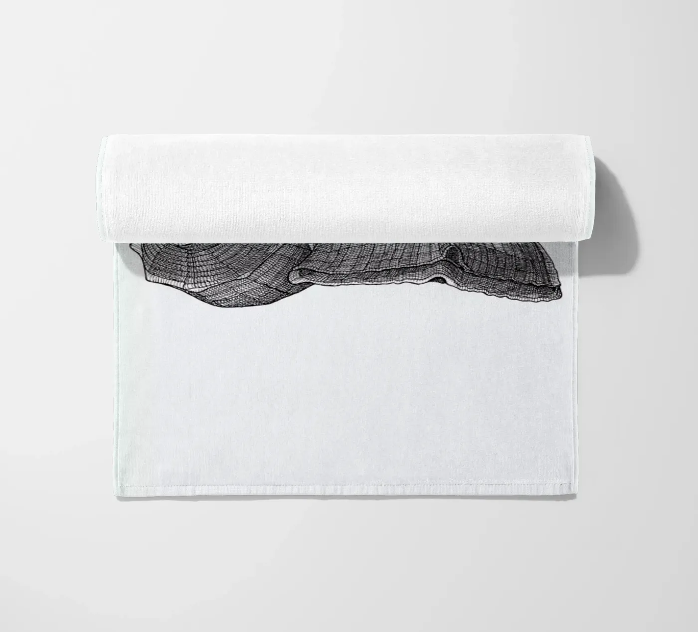 Seashell beach towel by Pen & Ink