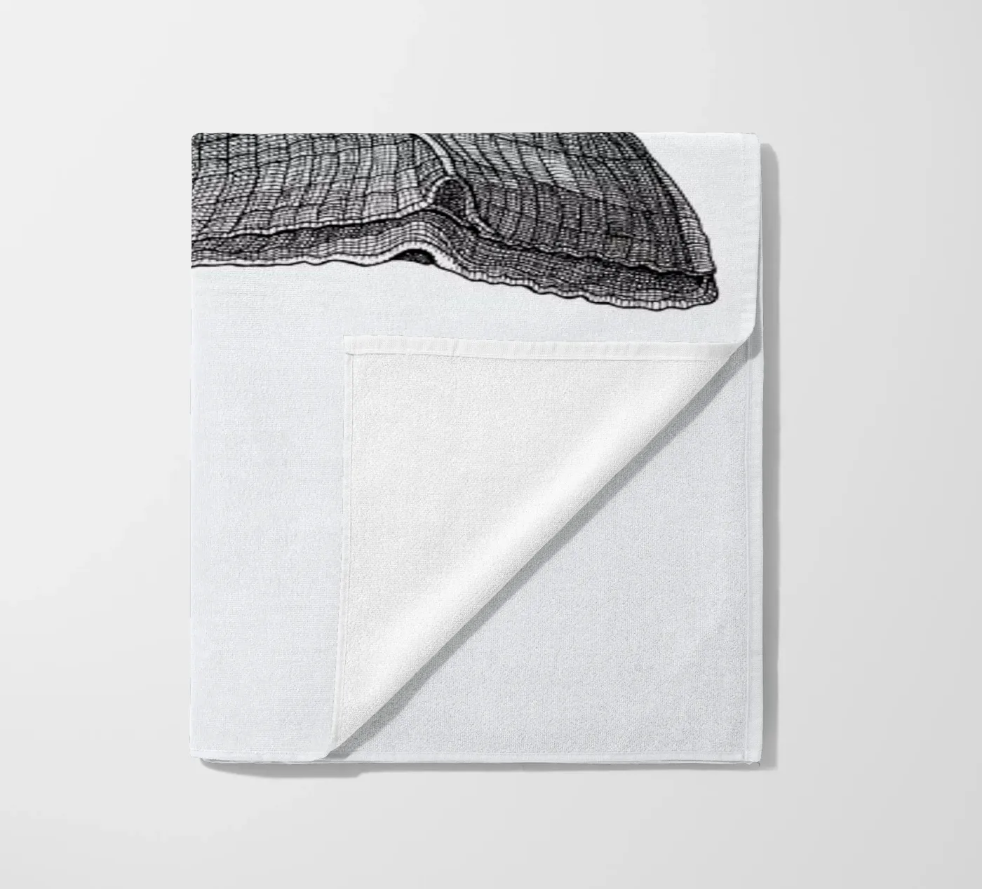 Seashell beach towel by Pen & Ink